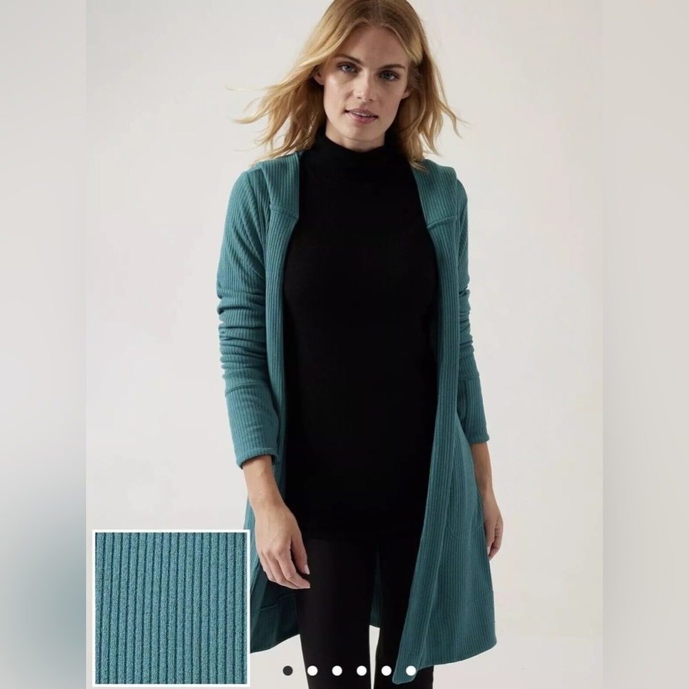 *SHOP CLOSING 4/26* Athleta Harmony Pose Wrap Teal M - Picture 2 of 5